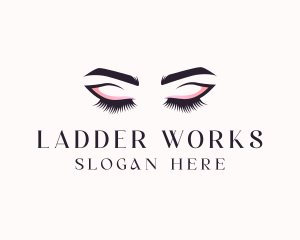 Cosmetic Eyelashes Beauty logo design