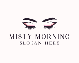 Cosmetic Eyelashes Beauty logo design