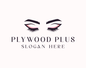 Cosmetic Eyelashes Beauty logo design