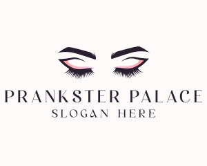 Cosmetic Eyelashes Beauty logo design