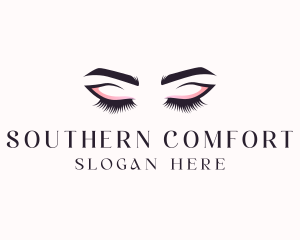 Cosmetic Eyelashes Beauty logo design