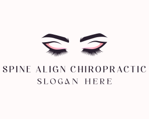 Cosmetic Eyelashes Beauty logo design