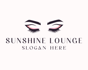 Cosmetic Eyelashes Beauty logo design