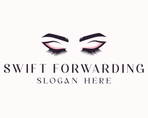 Cosmetic Eyelashes Beauty logo design