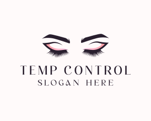 Cosmetic Eyelashes Beauty logo design