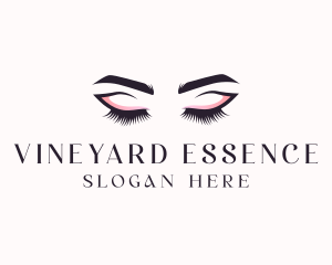 Cosmetic Eyelashes Beauty logo design