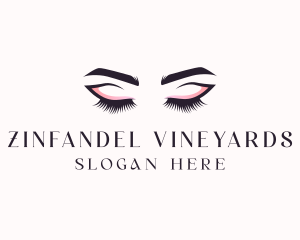 Cosmetic Eyelashes Beauty logo design