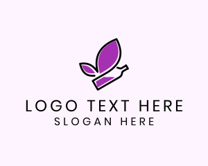 Bug - Butterfly Alcohol Bar logo design