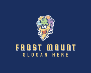 Sweet Ice Cream logo design