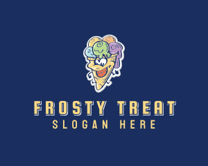 Sweet Ice Cream logo design