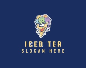 Sweet Ice Cream logo design