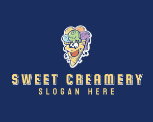 Sweet Ice Cream logo design