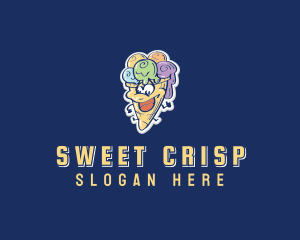 Sweet Ice Cream logo design