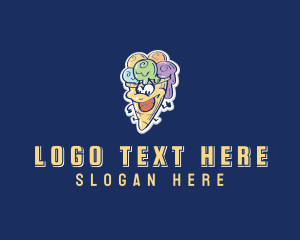 Frosted - Sweet Ice Cream logo design