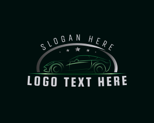 Luxury Car - Drag Race Auto Maintenance logo design