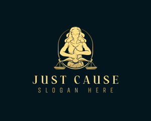 Justice - Justice Scale Woman logo design