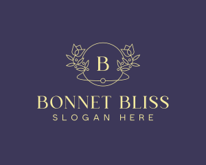 Floral Wedding Event Planner logo design