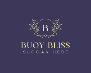 Floral Wedding Event Planner logo design