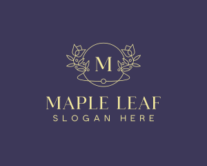 Floral Wedding Event Planner logo design