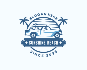 Summer - Summer Beach Car logo design