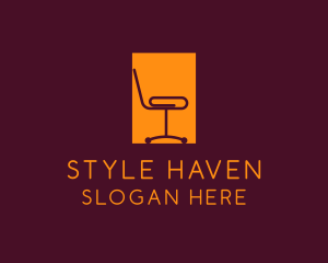 College - Office Paper Clip Chair logo design