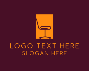 Copy - Office Paper Clip Chair logo design