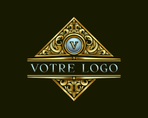 Premium Ornamental Crest Logo