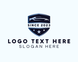 Supercar - Shield Sports Car logo design