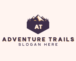 Adventure Mountain Peak logo design