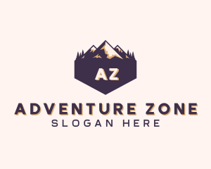 Adventure Mountain Peak logo design