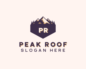 Adventure Mountain Peak logo design