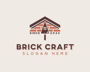 Brickwork - Bricklaying Mason Contractor logo design