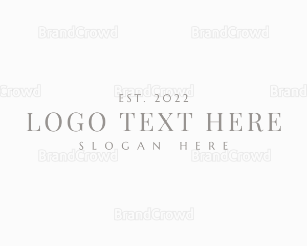 Premium Brand Business Logo