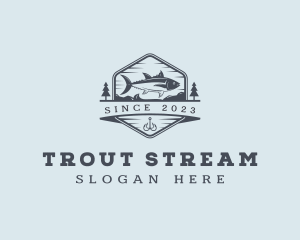 Trout - Fishing Tuna Fishery logo design