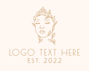 Elegance - Natural Beauty Woman Salon logo design