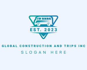 Travel Trip Van logo design