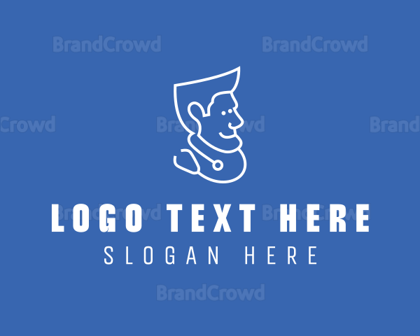 Medical Healthcare Male Doctor Logo