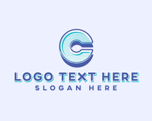 Lettermark - Creative Design Studio Letter C logo design