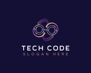 Circuitry Tech Programming logo design