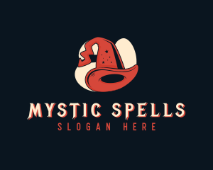 Witch - Magician Hat Costume logo design