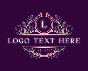 Vine - Floral Ornamental Boutique logo design