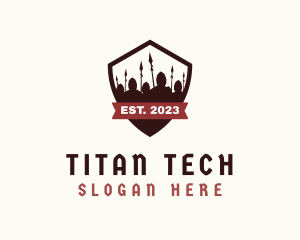 Titan - Medieval Knight Army logo design