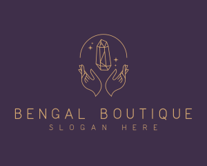 Magical Crystal Jewelry logo design