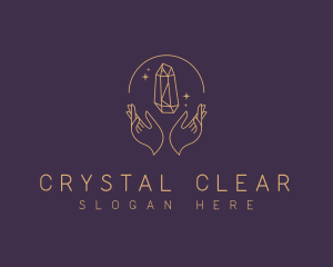 Crystal - Magical Crystal Jewelry logo design