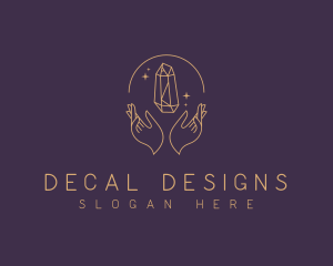 Magical Crystal Jewelry logo design