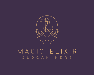 Magical Crystal Jewelry logo design