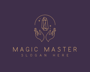 Magical Crystal Jewelry logo design