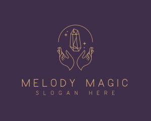 Magical Crystal Jewelry logo design