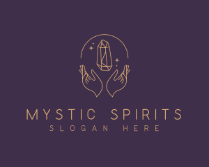 Magical Crystal Jewelry logo design