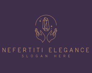 Magical Crystal Jewelry logo design